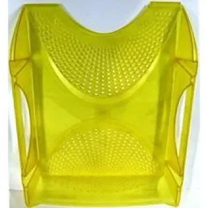 CORBEILLE A COURIER TRANSPARENT JAUNE KOHINOOR